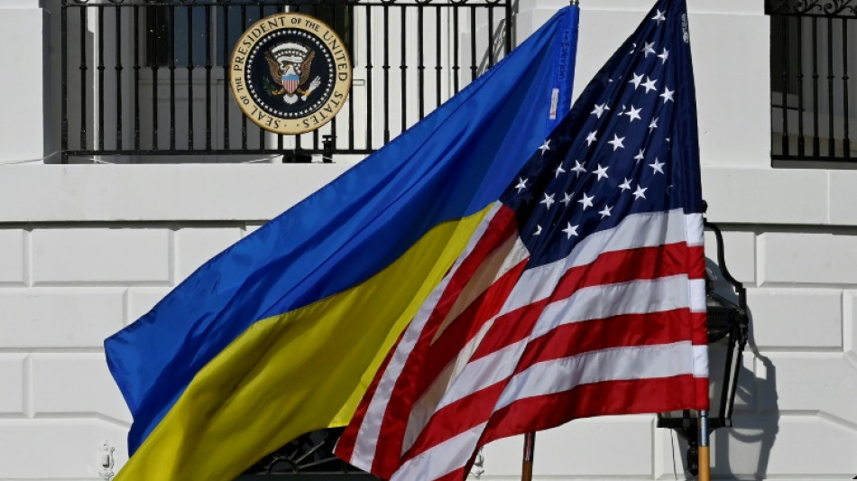 Haute s&eacute;curit&eacute; et drapeaux ukrainiens pour une journ&eacute;e particuli&egrave;re &agrave; Washington