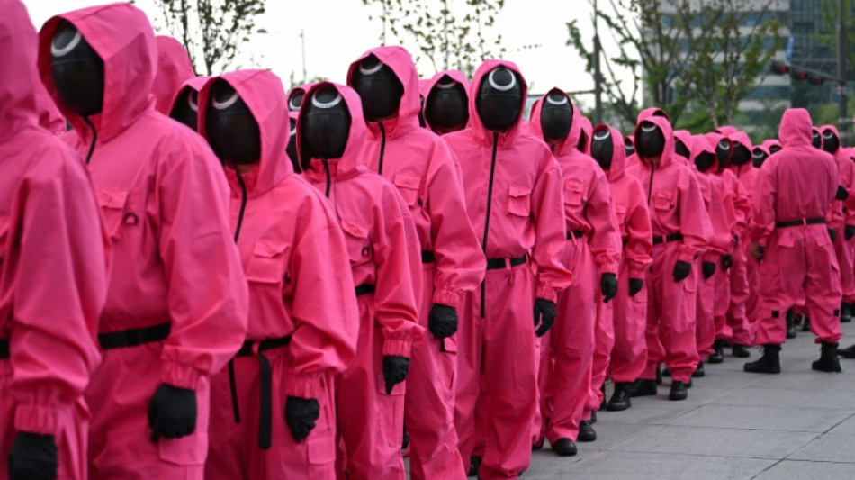 Seul tem grande desfile por ocasião da última temporada de 'Round 6'