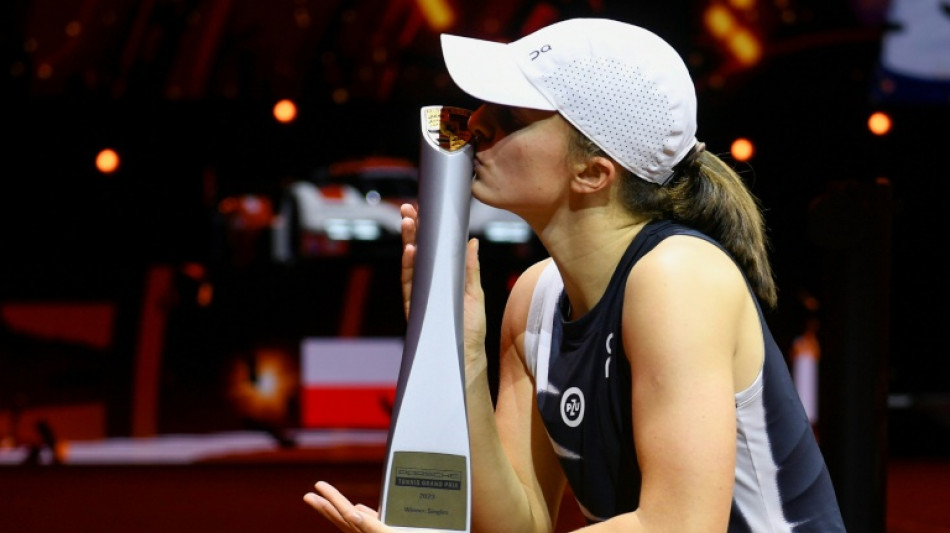 Swiatek beats Sabalenka to win second straight Stuttgart title