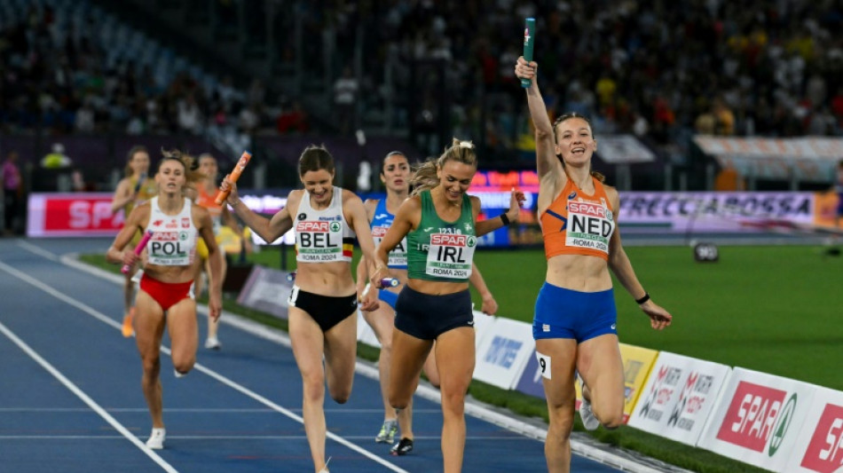 Euro d'athl&eacute;tisme: les Pays-Bas de Femke Bol en or sur 4x400 m f&eacute;minin