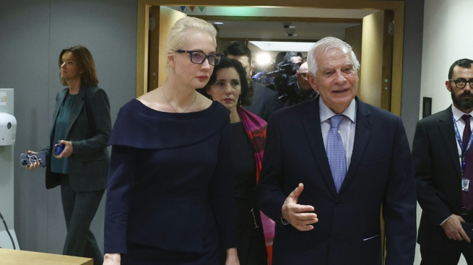 La viuda de Navalni mantuvo una reuni&oacute;n con los ministros de Relaciones Exteriores de la UE en Bruselas