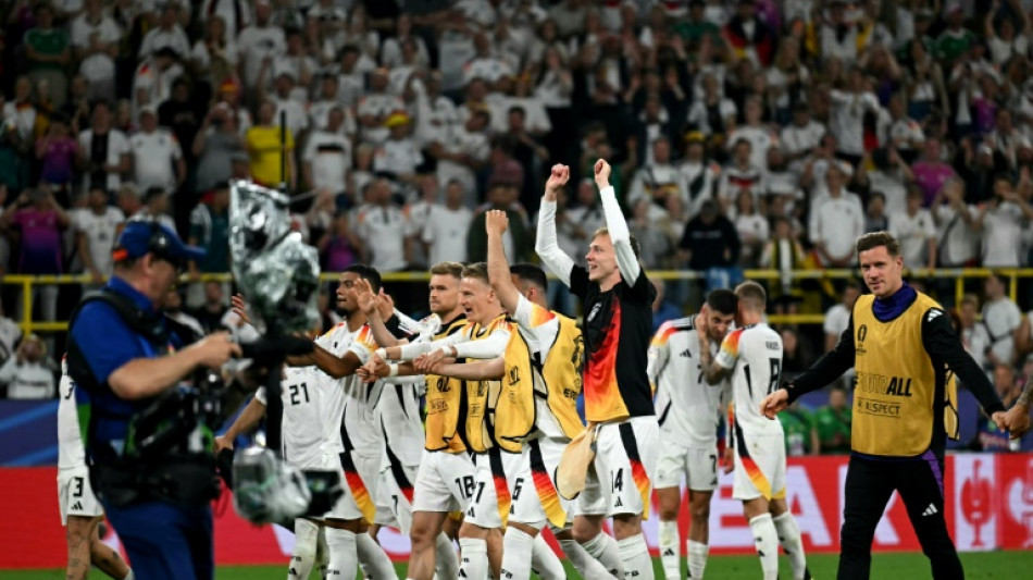 Euro-2024: l'Allemagne souffle apr&egrave;s l'orage, l'Italie tenante du titre au tapis