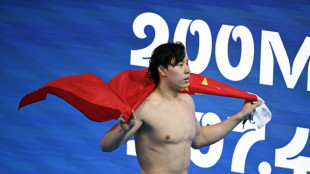 China's Qin takes 'miracle' second breaststroke gold at swim worlds