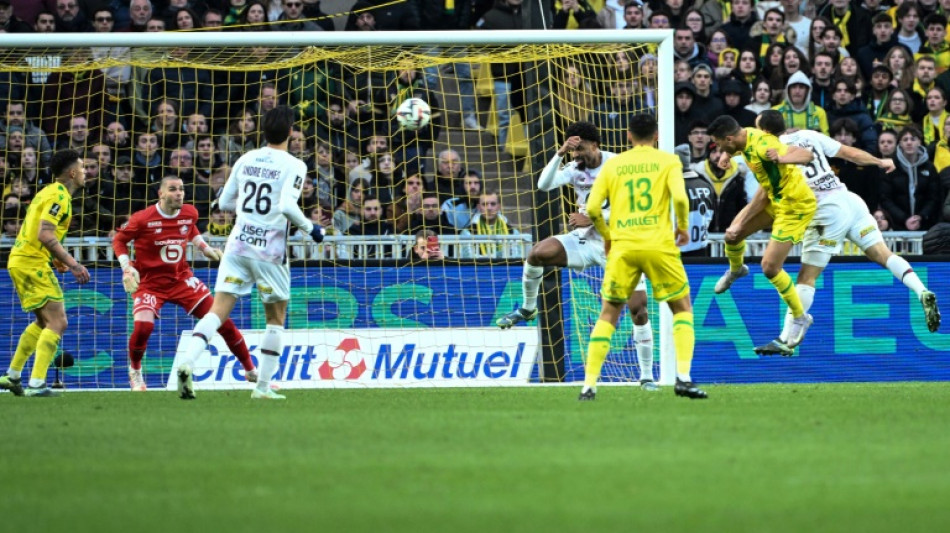 Ligue 1: nouvelle contre-performance de Lille, battu &agrave; Nantes