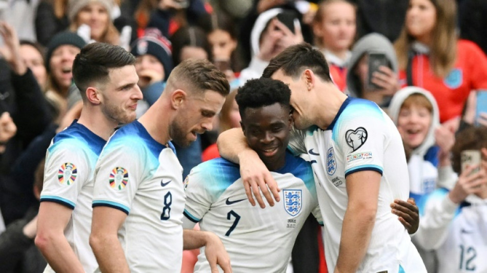 Saka shines as England dismiss Ukraine in Euro qualifier