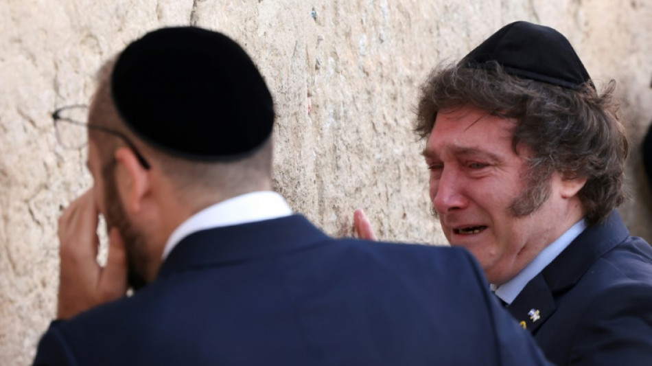 Milei anuncia desde Israel el proyecto de trasladar la embajada argentina a Jerusal&eacute;n 