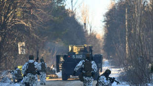 K&auml;mpfe zwischen ukrainischen und russischen Truppen in Tschernobyl 