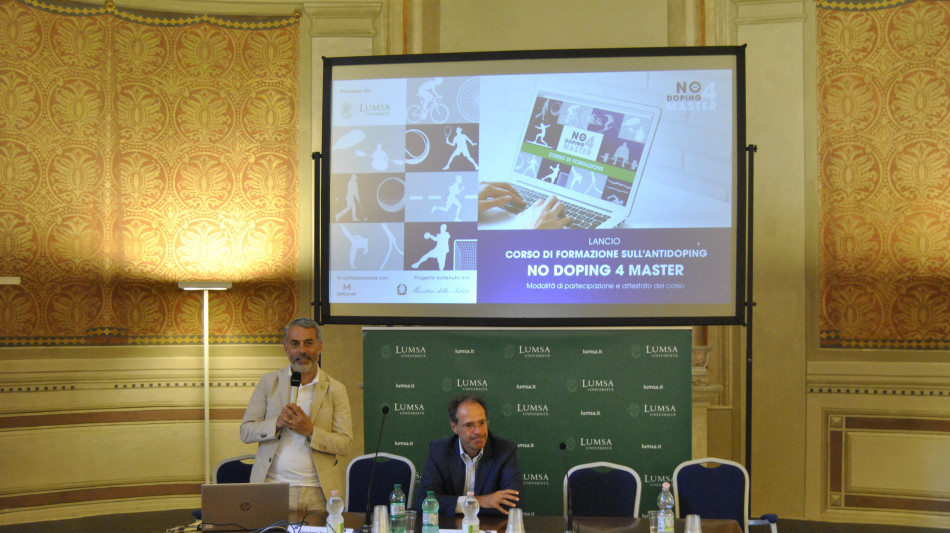 L'Universit&agrave; Lumsa lancia "No Doping 4 Master"