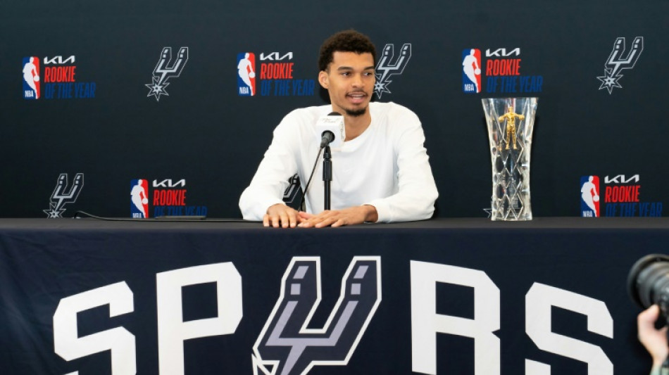 NBA: "je veux continuer sur ma lanc&eacute;e", pr&eacute;vient Wembanyama, d&eacute;sign&eacute; rookie de l'ann&eacute;e