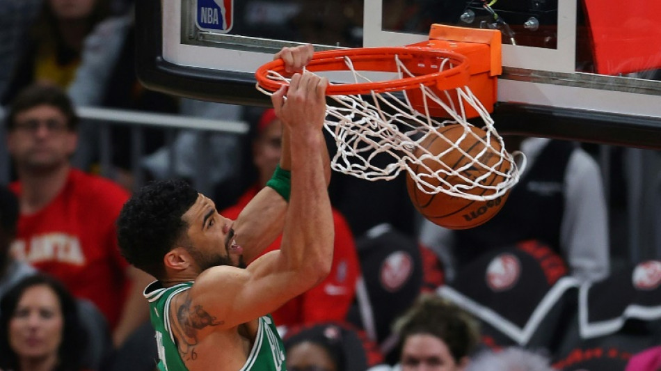 Celtics hold off Hawks to advance in NBA playoffs