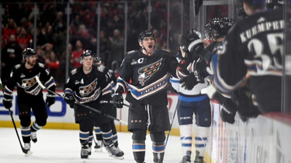 Le Russe Ovechkin devient le deuxi&egrave;me meilleur buteur de l'histoire de la NHL