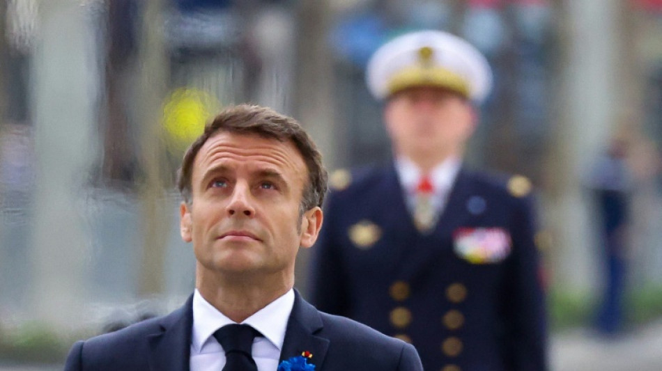 Macron comm&eacute;more le 8 mai sur des Champs-Elys&eacute;es quasi vides, avant l'hommage &agrave; Jean Moulin &agrave; Lyon 