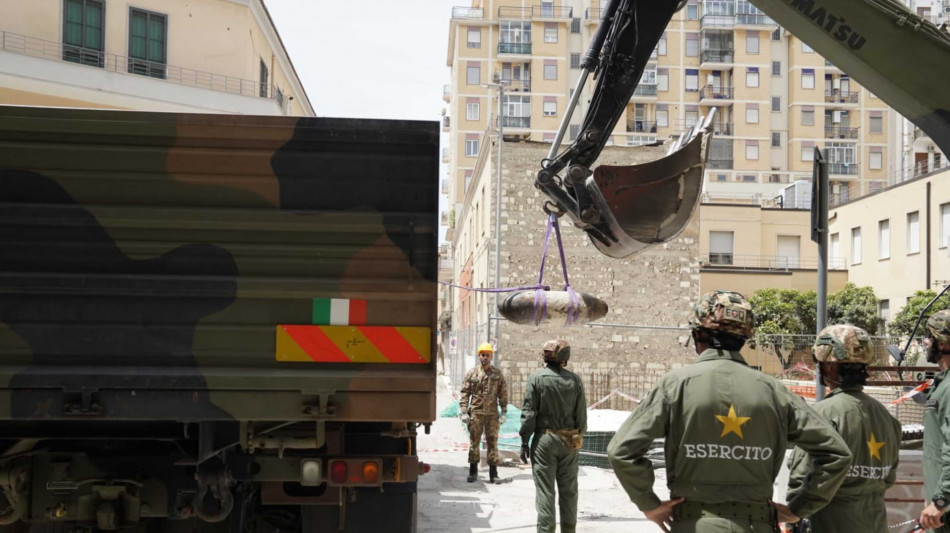 Ordigno bellico rimosso a Foggia,sar&agrave; fatto brillare in una cava