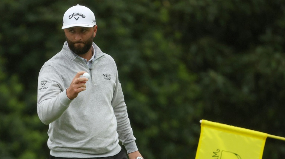 Rahm narrows Koepka's lead to two after wet Masters second round