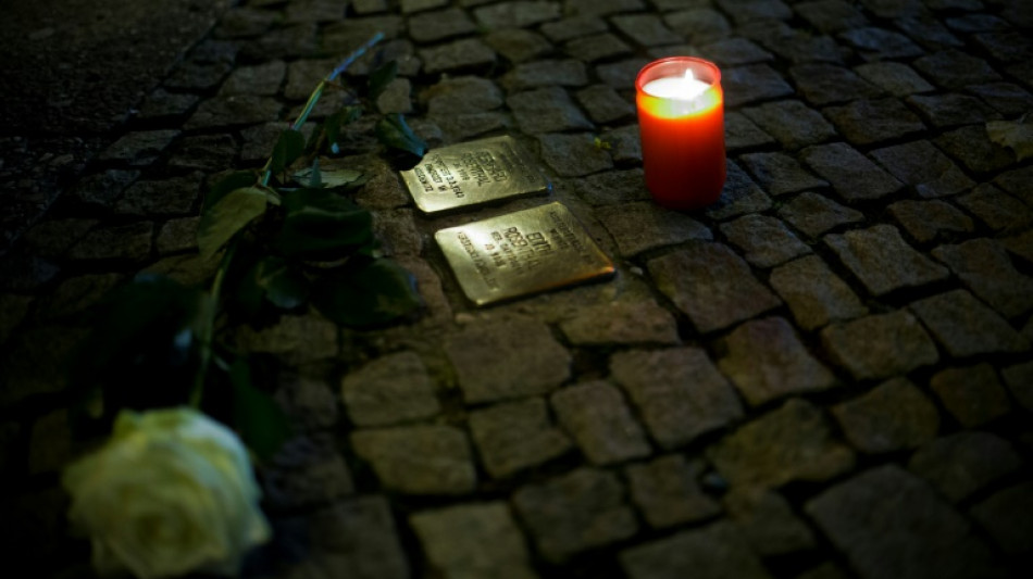 Von der Wehrmacht zwangsrekrutierte Els&auml;sserin mit Stolperstein geehrt