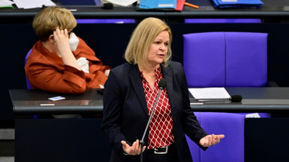 Faeser lehnt station&auml;re Grenzkontrollen wegen Fl&uuml;chtlingen aus der Ukraine ab