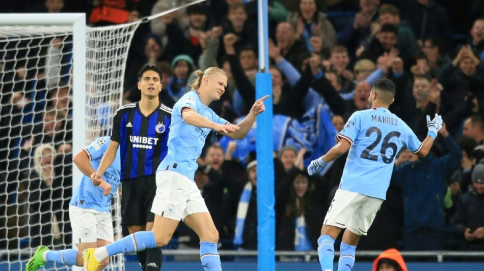 C1: Manchester City et Haaland bien lanc&eacute;s vers les 8e