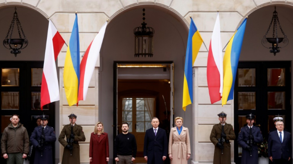 Selenskyj zu erstem offiziellen Besuch in Polen eingetroffen