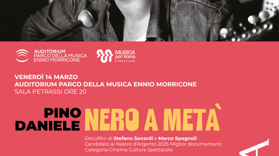 Pino Daniele - Nero a met&agrave;, l'omaggio di Musica per Roma