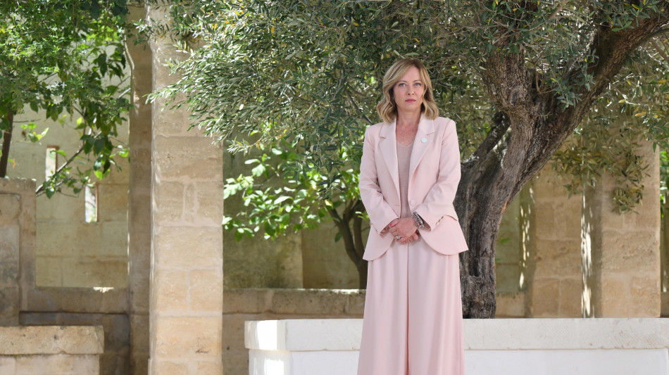 Meloni, 'G7 non &egrave; fortezza, ma offerta valori aperta al mondo'