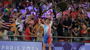 Cyclisme sur piste: le chef d'oeuvre de Benjamin Thomas "r&eacute;veille le volcan"