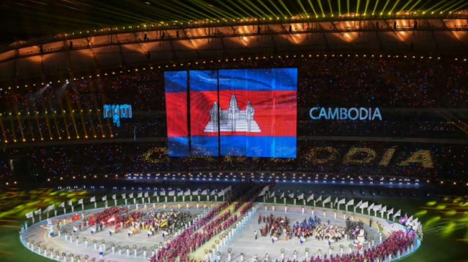 Flags and fireworks as Cambodia kicks off SEA Games