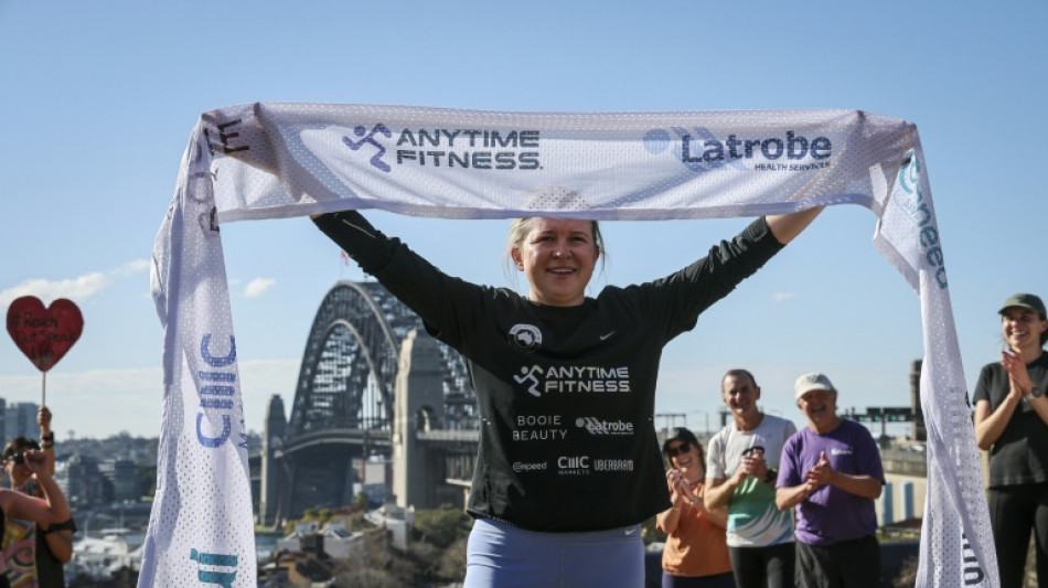British woman claims record run across Australia