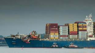 Le porte-conteneurs du pont de Baltimore renflou&eacute; et remorqu&eacute;