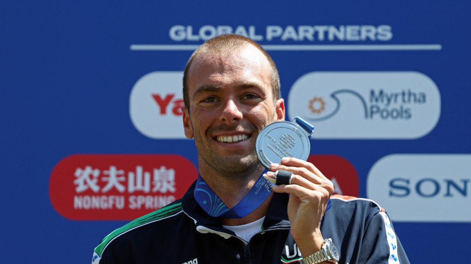 Mondiali nuoto:Paltrinieri argento nella 5km,'mia gara pi&ugrave; dura'
