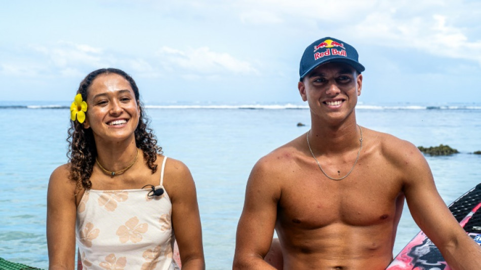 Surf: Kauli Vaast et Vahine Fierro, deux enfants de Teahupo'o &agrave; la conqu&ecirc;te des JO