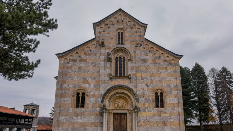 NATO-led peacekeepers guard medieval monastery in Kosovo