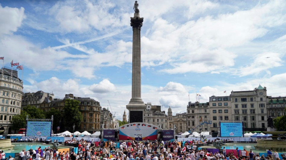 Euro f&eacute;minin: Trafalgar square rugit de plaisir apr&egrave;s la victoire des Lionnes