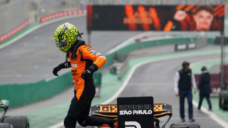 F1: Lando Norris partira en pole position du GP du Br&eacute;sil, Max Verstappen 17e
