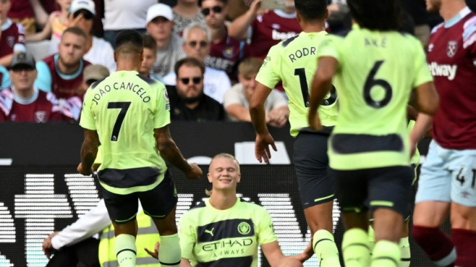 Angleterre: Haaland ouvre son compteur pour City, United d&eacute;j&agrave; dans le dur