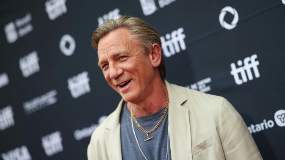 Daniel Craig sur le tapis rouge de Toronto pour "À couteaux tirés"
