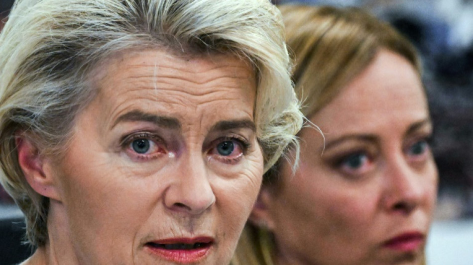 Von der Leyen stellt Notfallplan f&uuml;r Fl&uuml;chtlingskrise in Italien vor