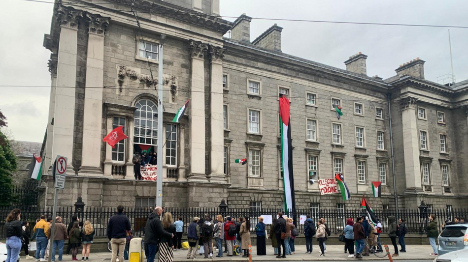Gaza, ok a disinvestimento: stop proteste in universit&agrave; Dublino
