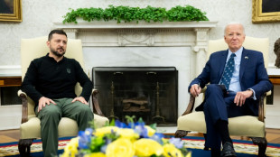 Zelensky re&ccedil;oit l'aide de Biden et une promesse de soutien de Harris