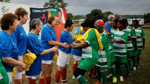 Selfies, goals and cheers at South Africa's grannies World Cup