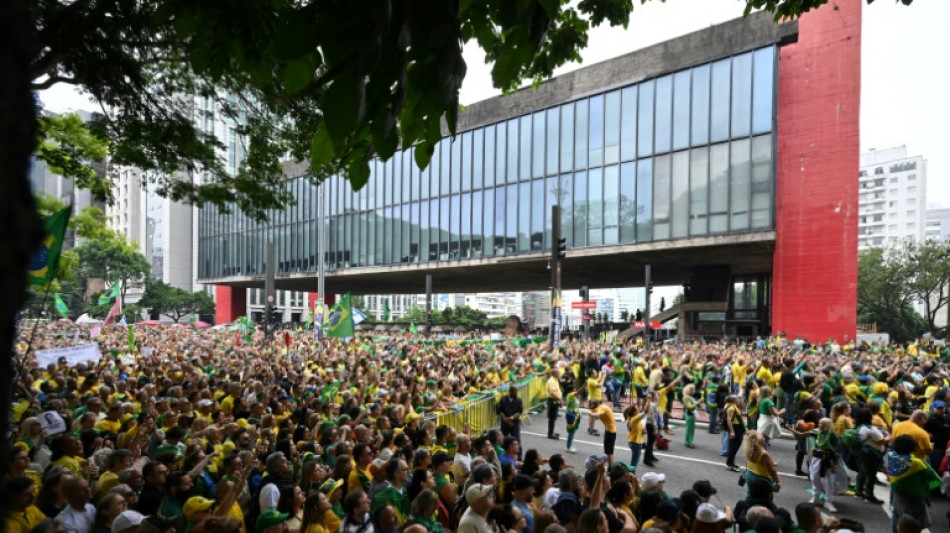 Bolsonaristas protestam em S&atilde;o Paulo contra o STF