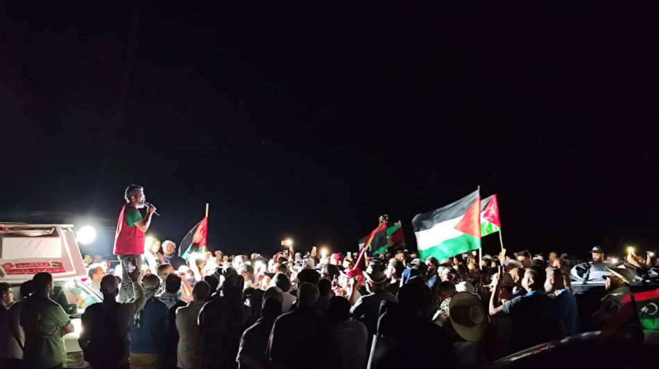 La 'Carovana della fermezza' ferma nella notte a Sirte