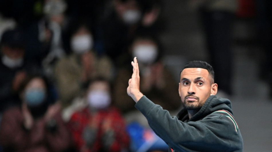 ATP: touch&eacute; &agrave; un genou, Kyrgios se retire du tournoi de Tokyo 