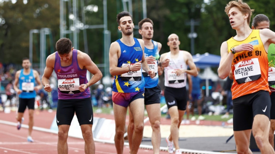 Athl&eacute;tisme: Robert champion de France devant Tual et Bosse sur 800 m