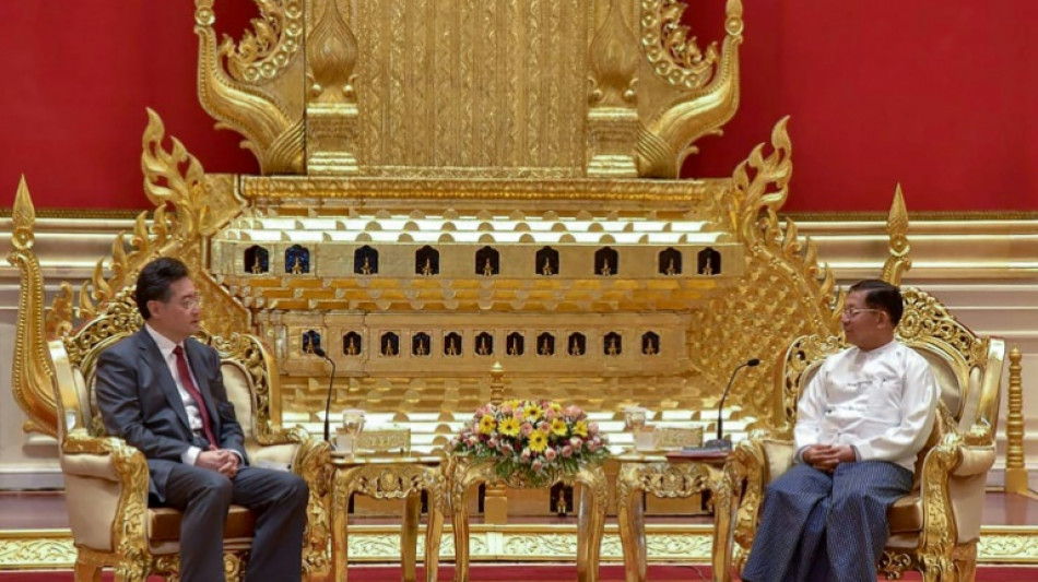 Chinas Au&szlig;enminister trifft Juntachef bei Besuch in Myanmar 