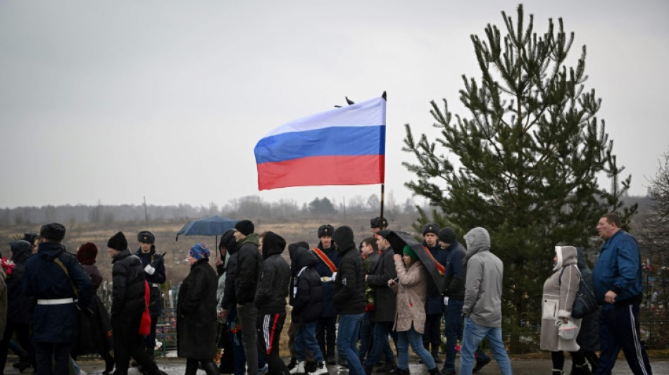 Una ciudad rusa despide a un joven soldado ca&iacute;do en Ucrania