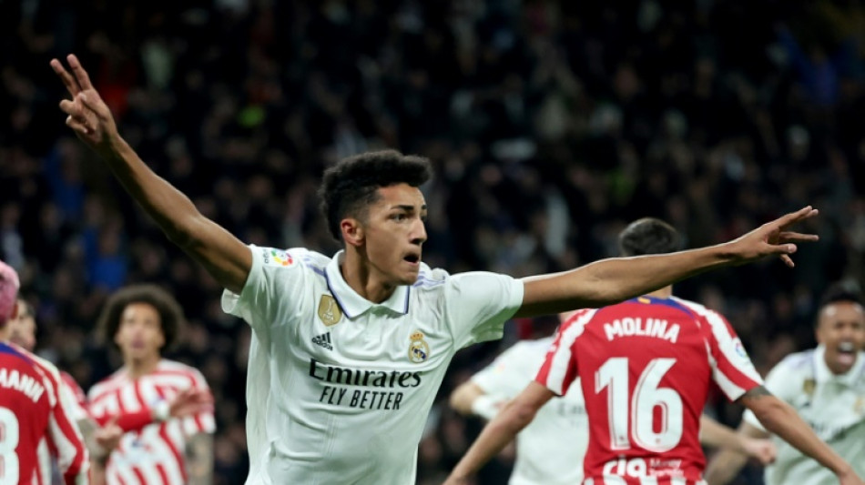 Madrid's teen striker Rodriguez rescues derby draw against Atletico