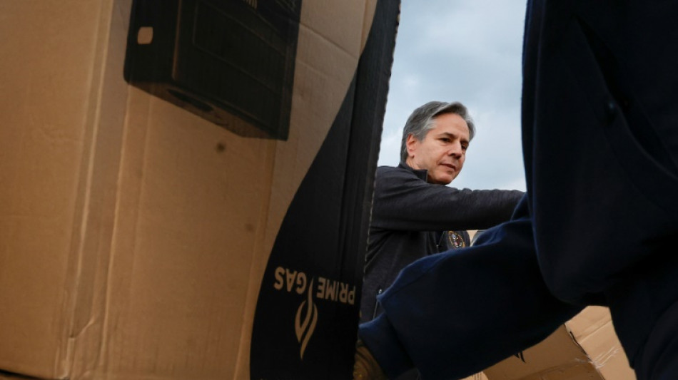 US-Au&szlig;enminister trifft bei Besuch in Erdbebengebiet auch syrische Wei&szlig;helme