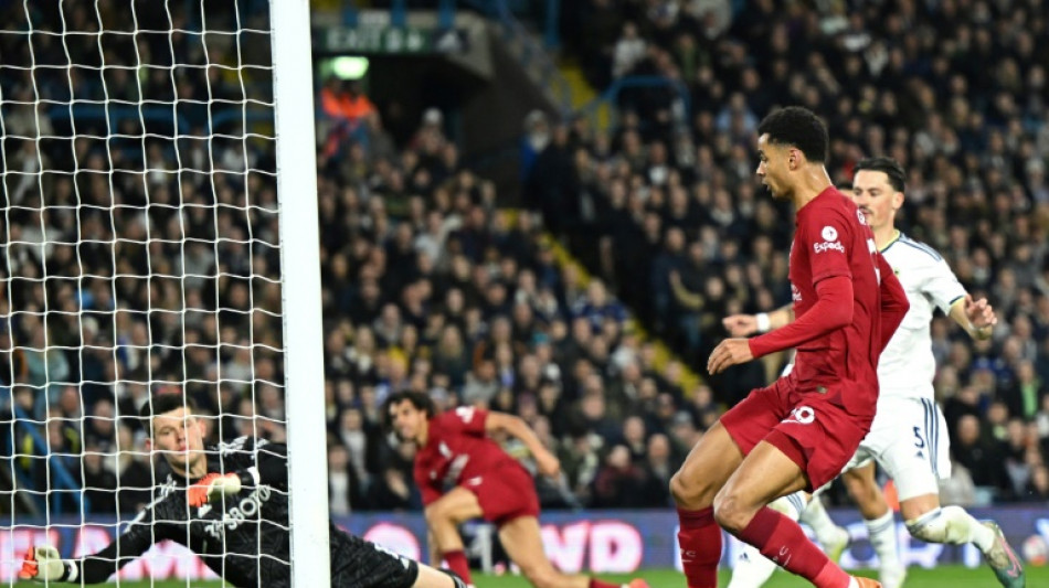 Liverpool hit Leeds for six after controversial Gakpo opener