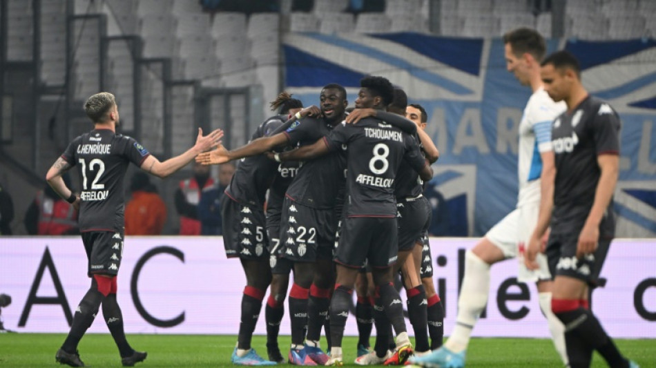 Foot/L1: Monaco s'impose (1-0) &agrave; Marseille, qui perd sa deuxi&egrave;me place