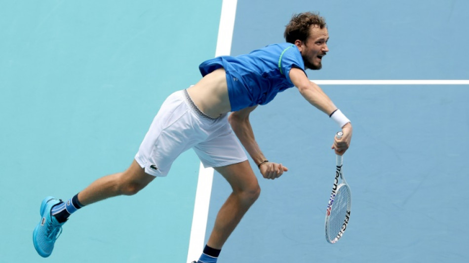 Eubanks' Miami run ends at the hands of Medvedev 